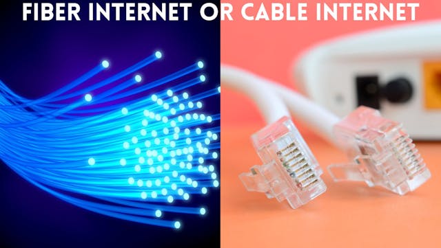 Differences between Fiber and Cable Internet